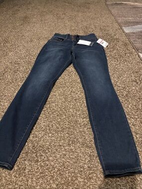sofia by sofia vergara dark blue women's jeans